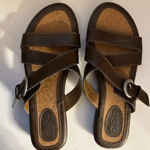 Born Concept brown sandals size 7
